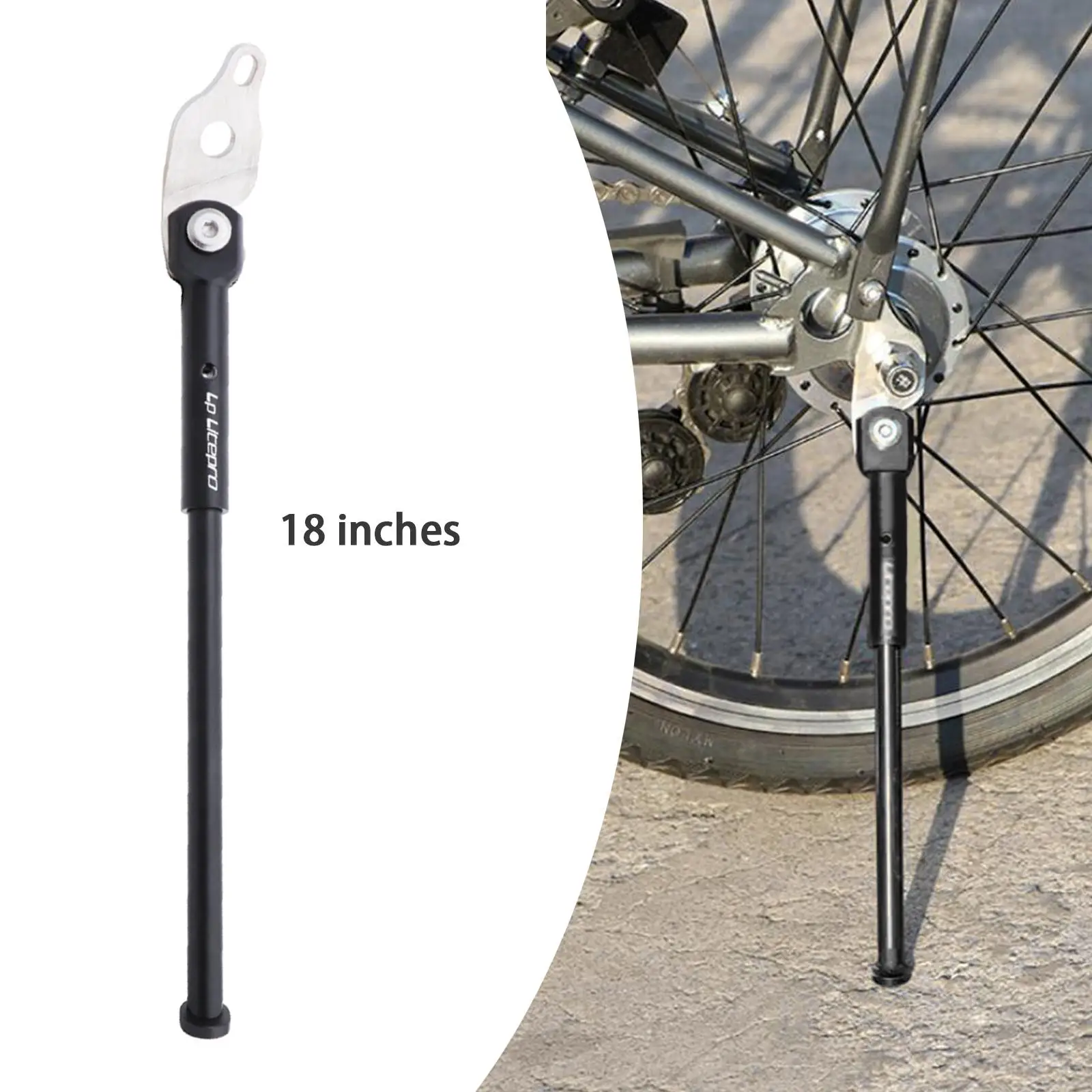 

Alloy Folding Bike Kickstand Bicycle Support Kick Stand Fit for Birdy Bike