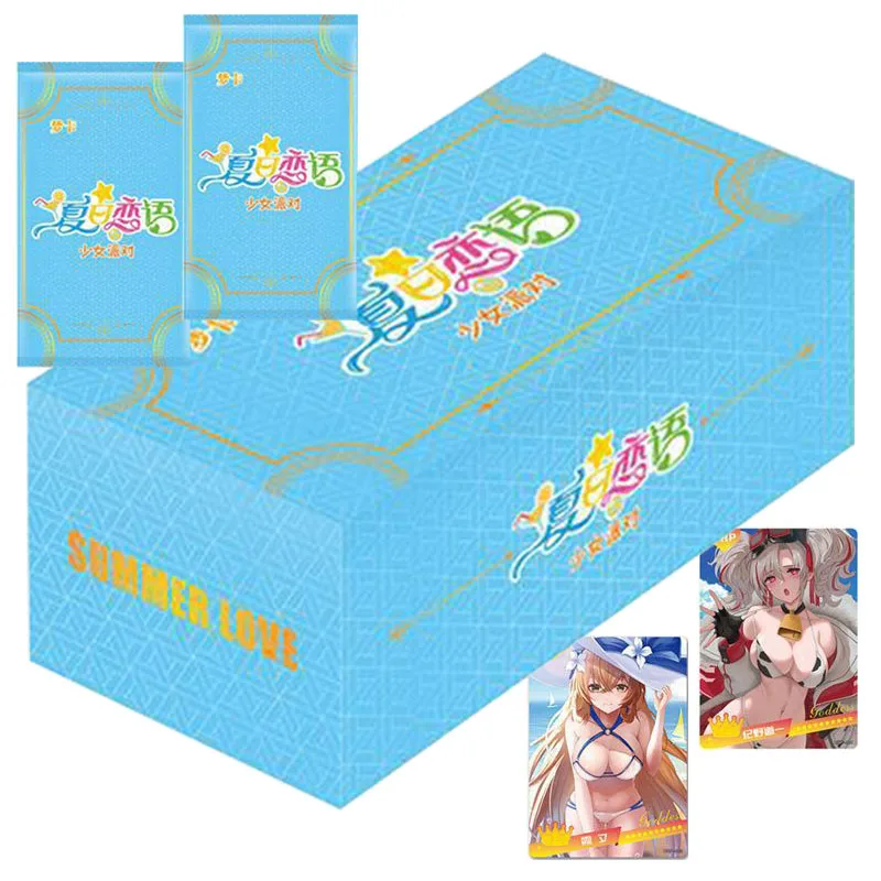 

Goddess Story Collection Cards Booster Box Summer Love Girls Party Full Set Rare Limited Edition Playing Game Card Children Gift