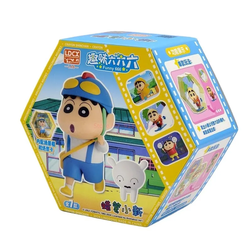 New genuine Crayon Shin chan blind box fun 666 series blind