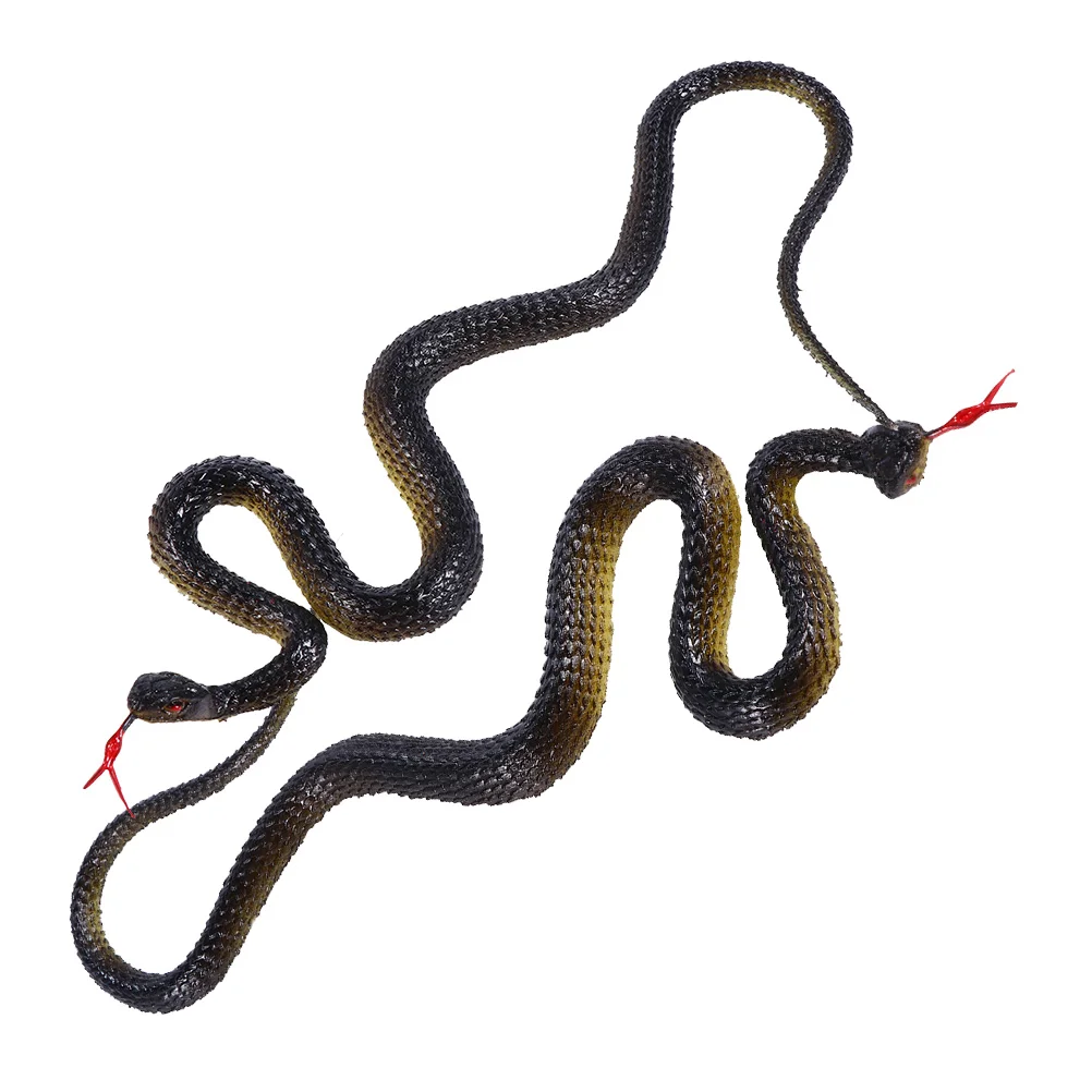 

2 Pcs Man Toy Animal Figure Model Decor Cognitive Realistic Rubber Miniature