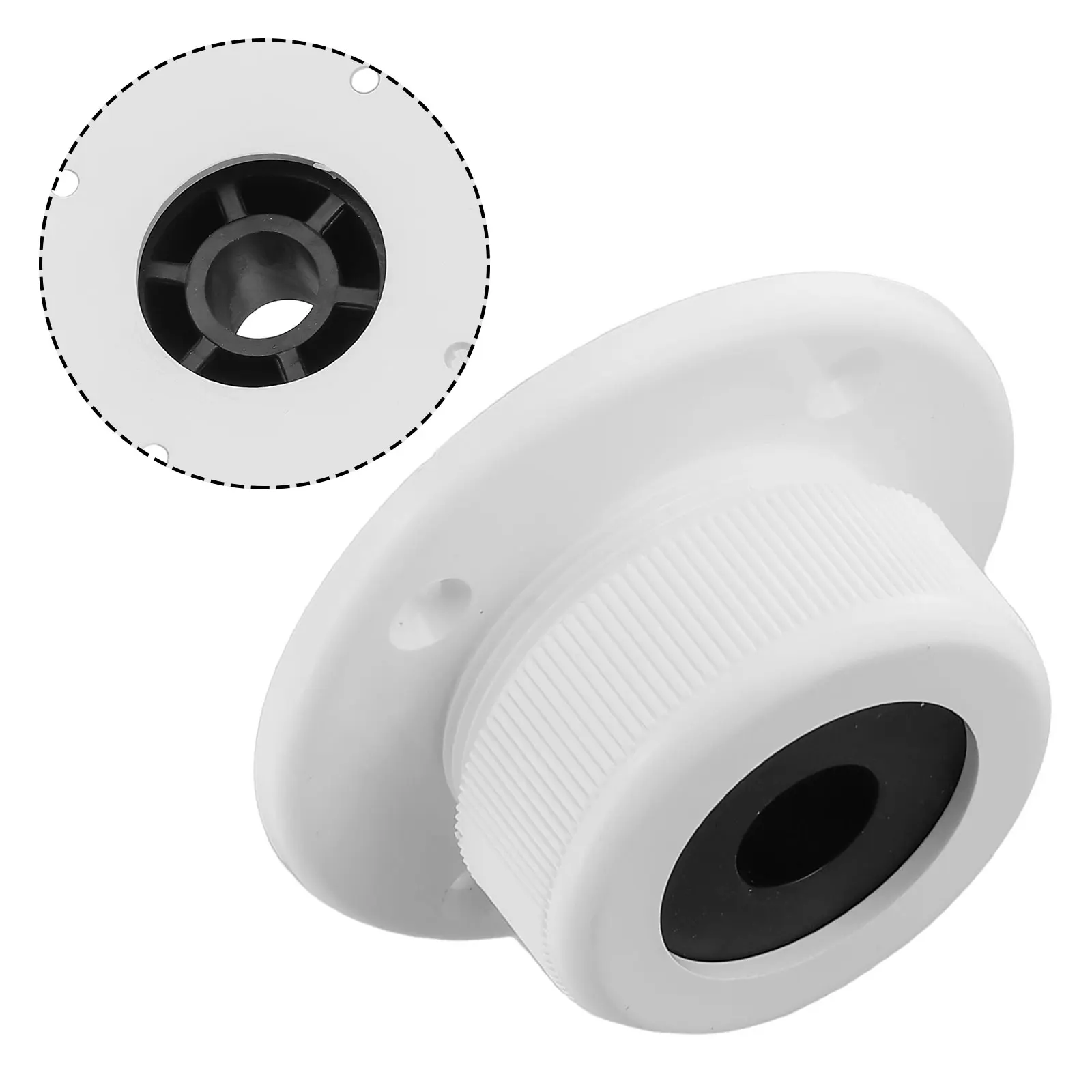 

None Thru Outlet Boat Cable Outlet Boat Marine Marine Parts Water Resistant White 73 X 27 X 49mm For Boats Marine Brand New