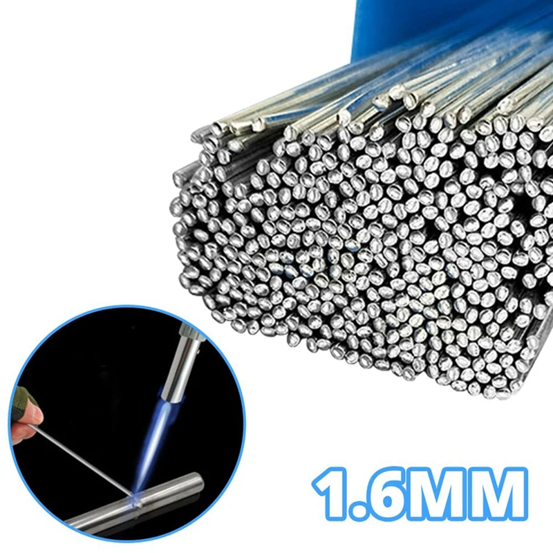 

50 PCS Welding Rod Low Temperature Easy Melt Aluminum Universal Silver Cored Wire 1.6Mm Rod Solder