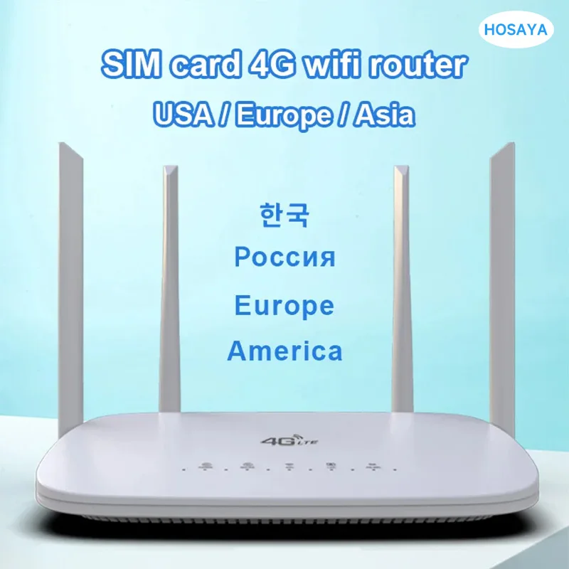 4G Cpe 4G Router Sim Card Modem Wifi Hotspot Cat4 32 Utenti Rj45 Wan Lan Lte Router Wireless