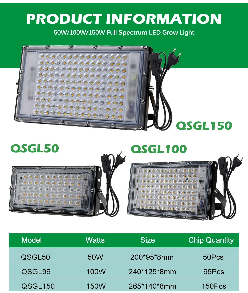 com suporte espectro completo sunlike led phyto