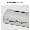 Light luxury Leather&Wooden Tissue Box Home Decor Living Room Paper Box Office Bedroom Hotel Napkin Holder Storage Organizer 6
