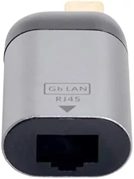 USB-C 노트북용 기가비트 이더넷 네트워크 LAN 어댑터, C타입 USB3.1-1000Mbps