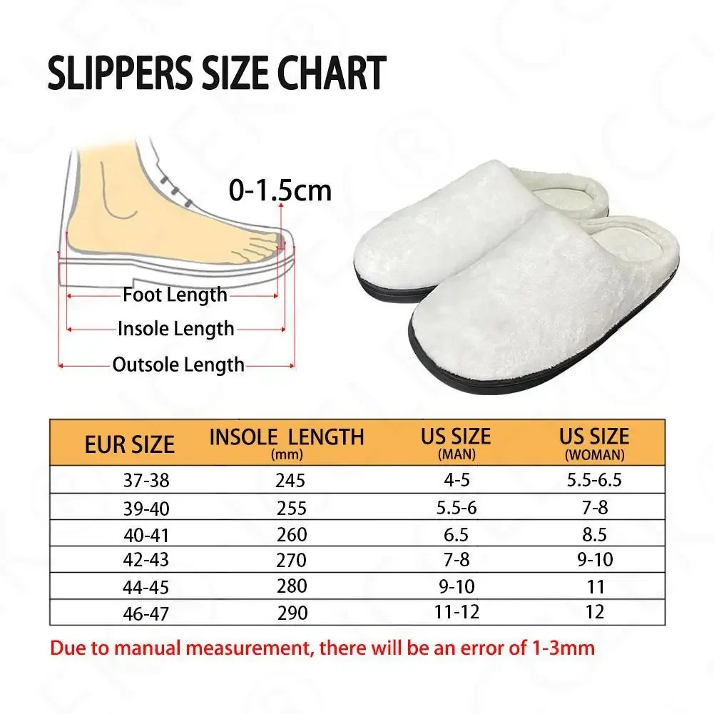 Galaxy Space Home Cotton Custom Slippers High Quality Mens Womens Teenager Plush Fashion Casual Keep Warm Shoes Thermal Slipper