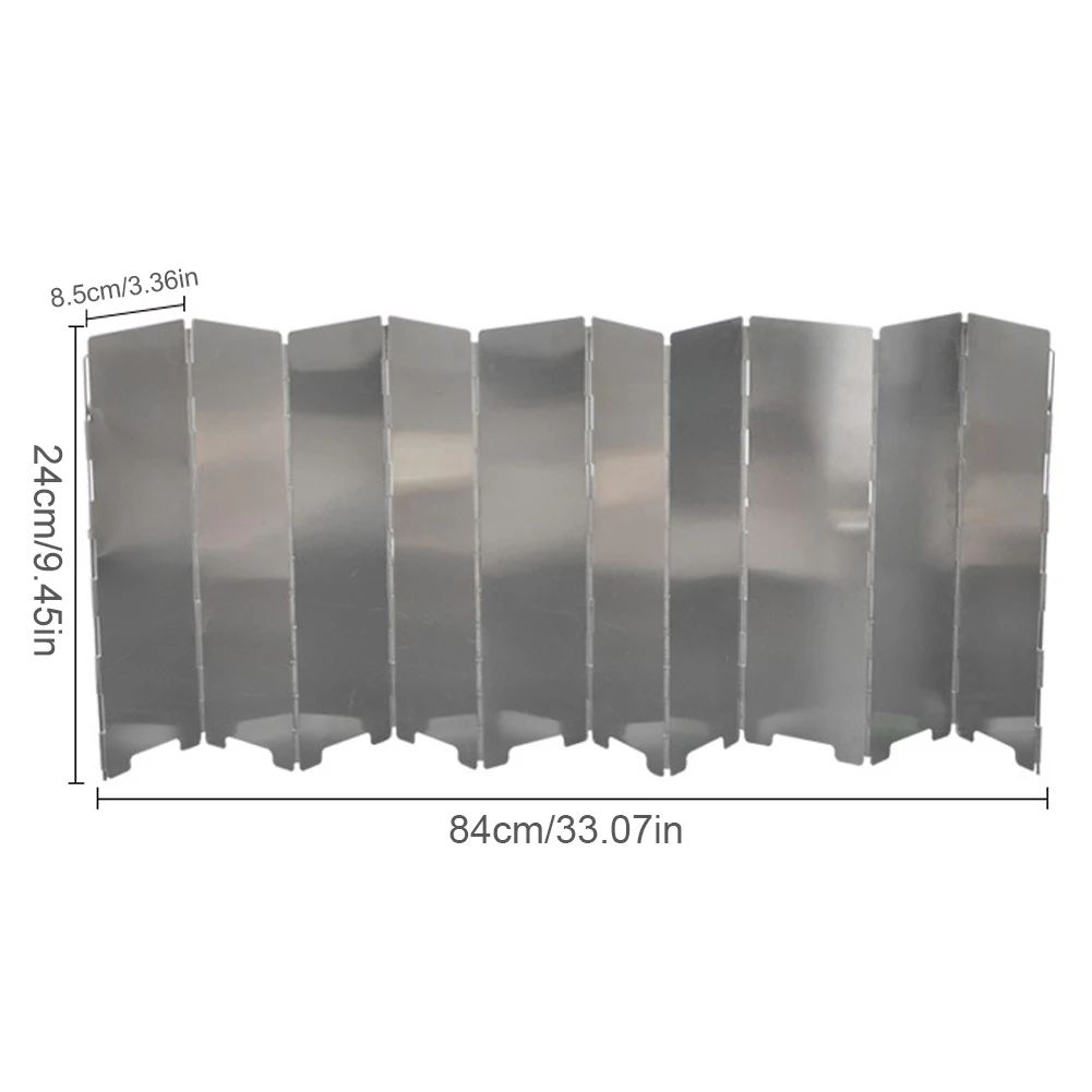 Aluminum Camping Stove Windscreen 6