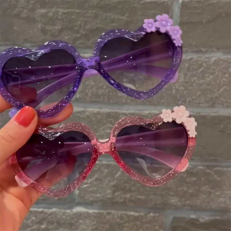 Fashion Sunglasses Kids Sunglasses Children Sunglasses Party Sunglasses Cosplay Sunglasses Children's Sunglasses Boys Heart Shape Cartoon Sunshade Glasses