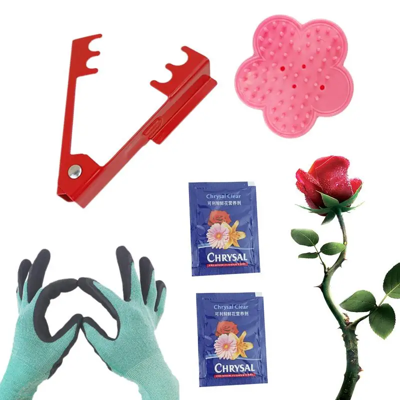 

Инструмент для зачистки розовых листьев