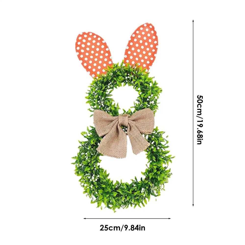 Easter Door Wreath Decorative Spring Season Door Wreath Easter Party Supplies For Front Door Backyard Entryway Wall Window Decor