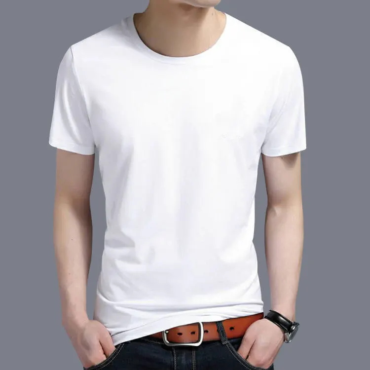 Pure white short sleeves