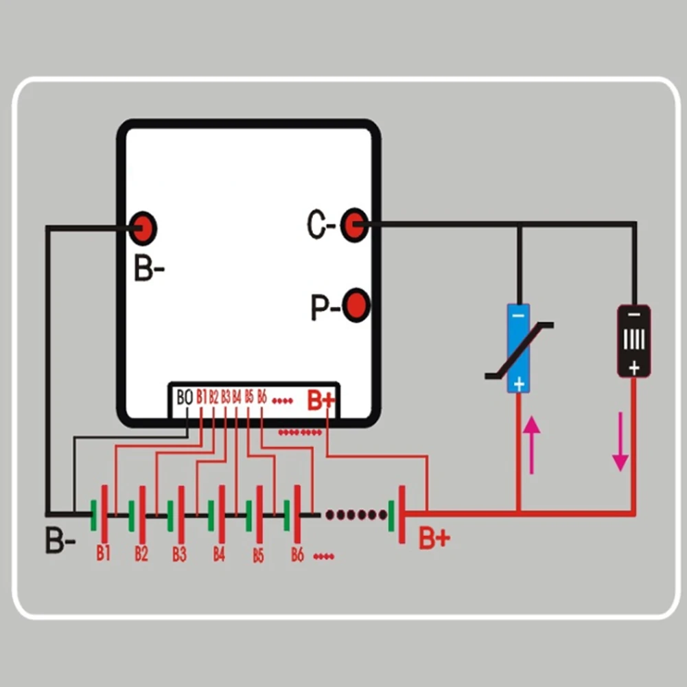 18650 리튬 이온 배터리 팩, BMS 보호 PCB 보드, 내구성 가전 제품, 13S, 48V, 50A