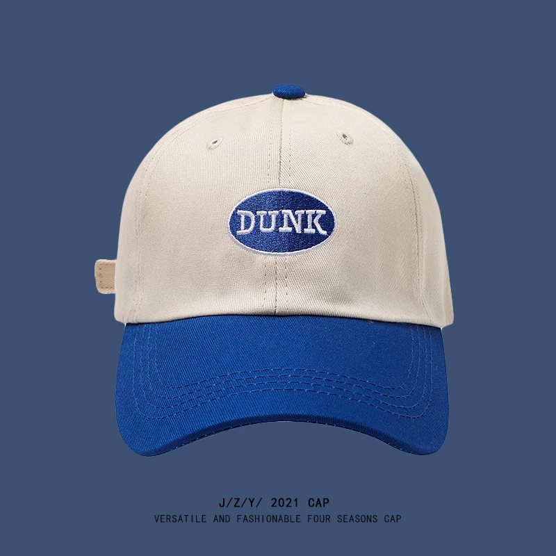 

Hat Women's Summer Letter Embroidery Student Baseball Cap Korean Style Contrast Color Peaked Cap Men's Outdoor Casual Sun Hat