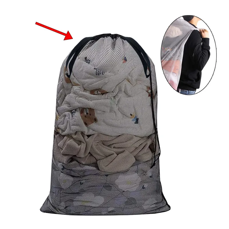 Drawstring Mesh Underwear Washing Bags Net for Washing Machine Laundry Basket Organizer Large Capacity for Dirty Clothes laundry bag laundry bags