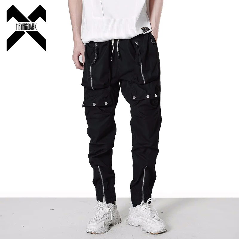 

Функциональные брюки-карго Techwear, мужские Модные тактические брюки с несколькими карманами, весна 2023, черные уличные брюки в стиле хип-хоп
