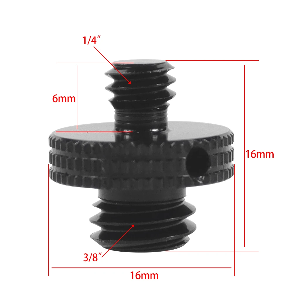 1x Reinforced Camera Conversion Screw Adapter 1/4 to 3/8 M4 M5 M6 M8 M10 Male Fe
