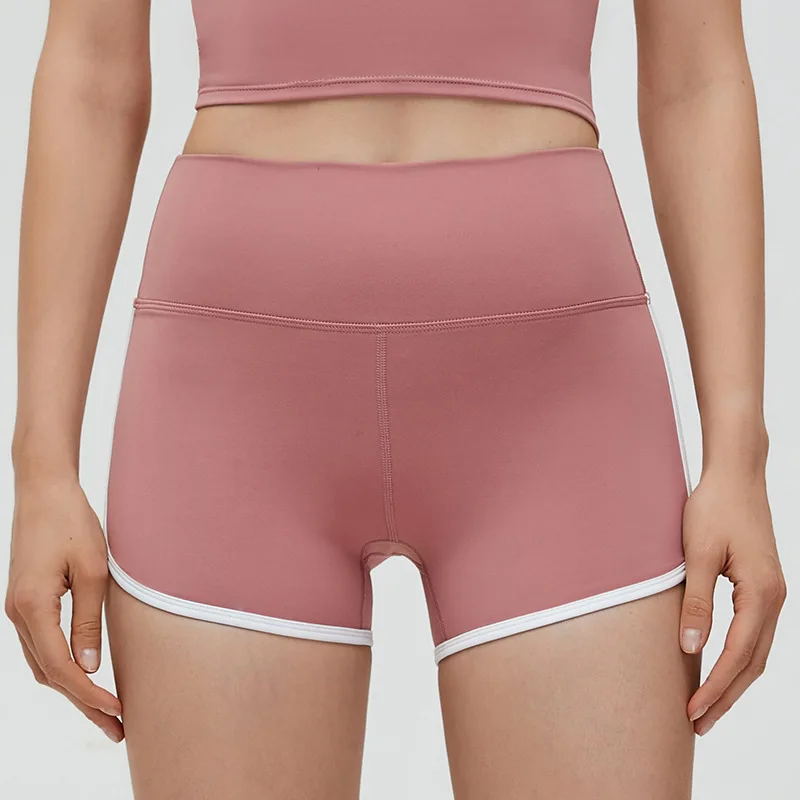 Women Yoga Shorts Women Casual High-Waisted Thin Sports Shorts Quick Drying Breathable Tights Skinny Workout Fitness Hot pants