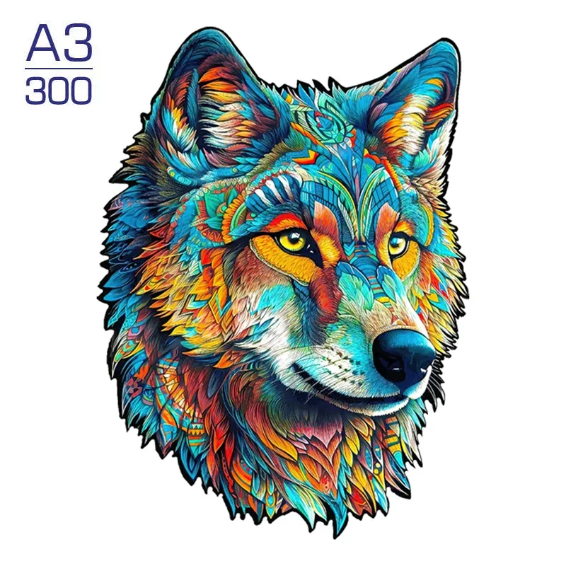 Wooden Animal Puzzles Jigsaw For Adults Kids Mysterious Medal Puzzle Child Toys Gifts Games 3D Wooden Puzzles wooden jigsaw puzzles