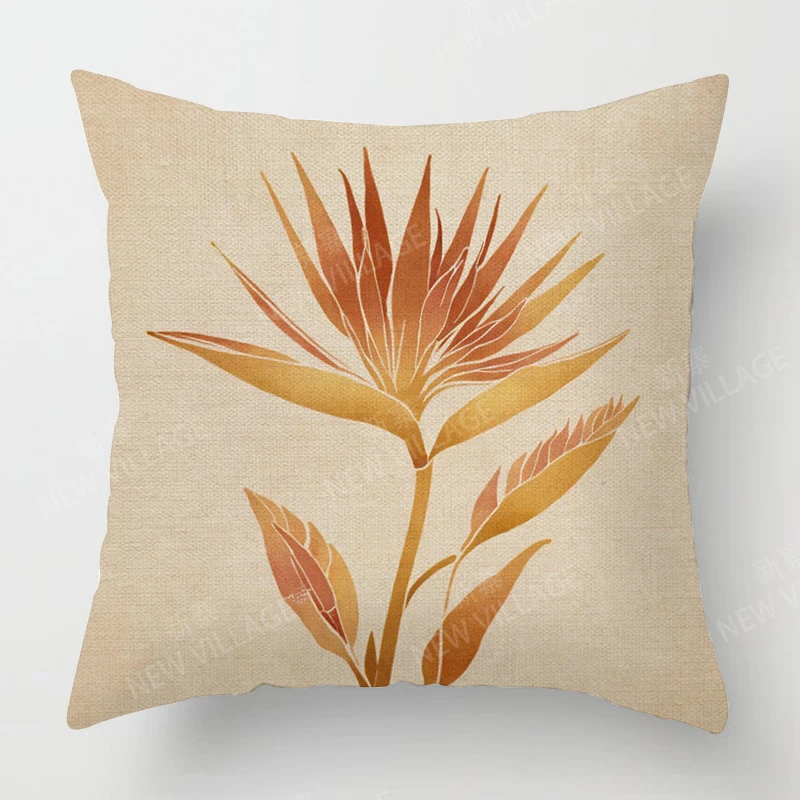 Abstract Linen Pillow Covers 4