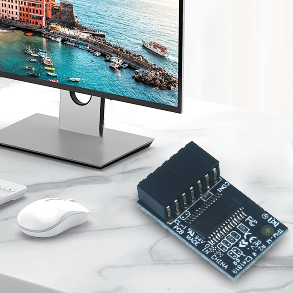 Asus 마더보드용 하드웨어 보안 칩, LPC 14-1 핀 TPM-M R2.0 모듈, 15x25mm 트러스트 플랫폼 모듈, Asus TPM-M R2.0