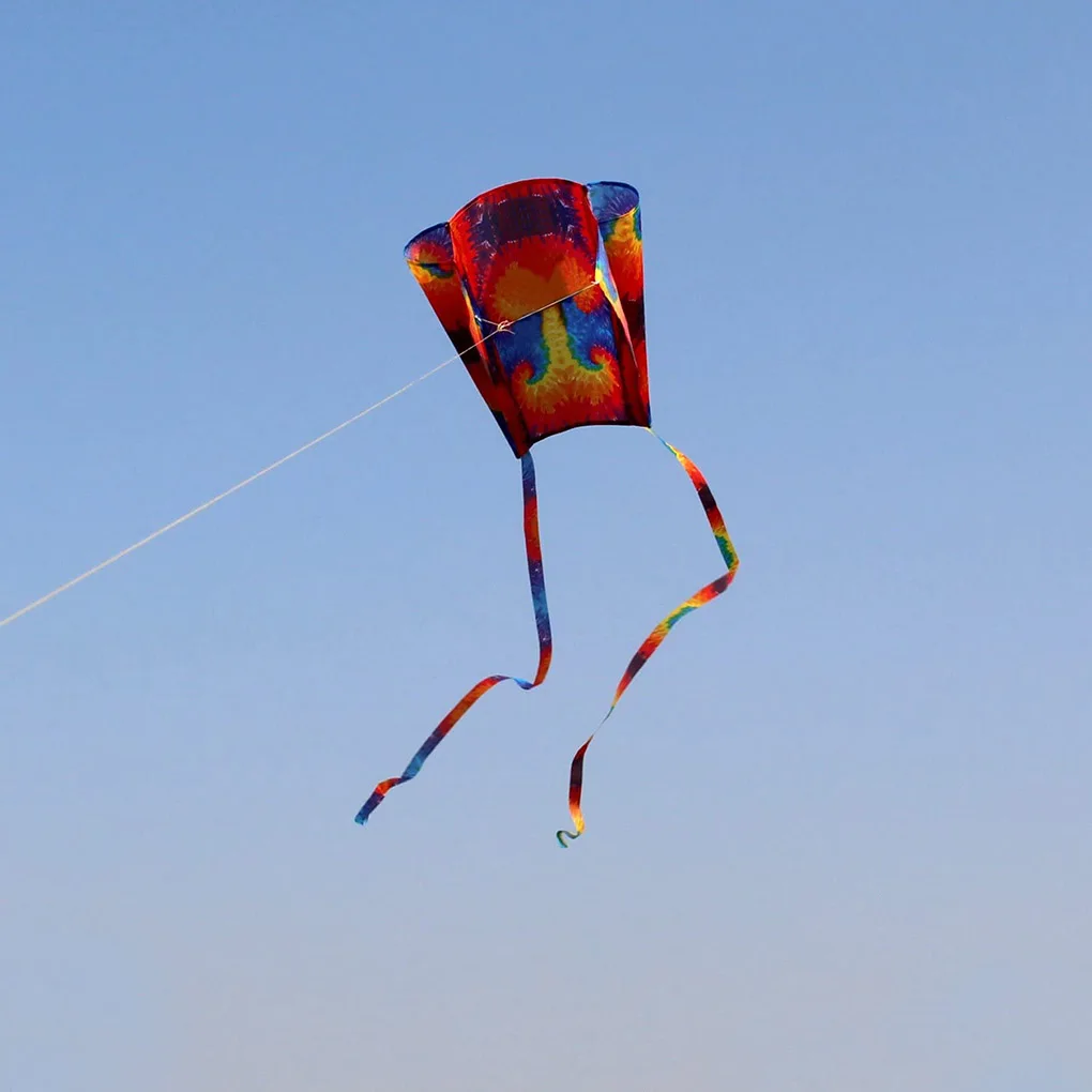 Rainbow Parafoil Kite Polyester Ripstop Flying Kite Kid Adult Outdoor Flying Toy, Flower 6