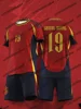Mens Clothing Tracksuit Set 2 Piece Sport Suit Yamal 19 Football Jersey Set Casual Men Set Short Sleeves Shorts Outfit Tracksuit 1