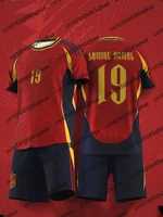 Mens Clothing Tracksuit Set 2 Piece Sport Suit Yamal 19 Football Jersey Set Casual Men Set Short Sleeves Shorts Outfit Tracksuit 1