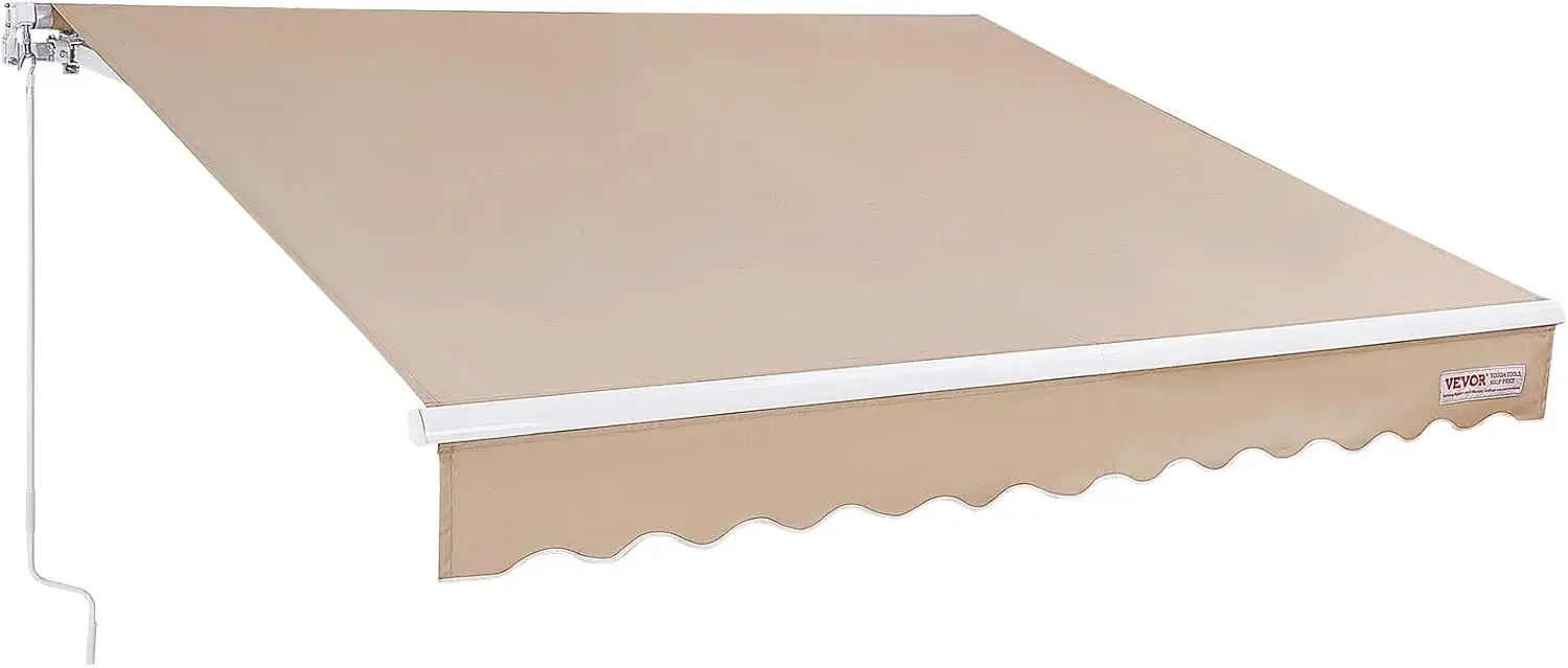 Manual retractable 10x8 ft