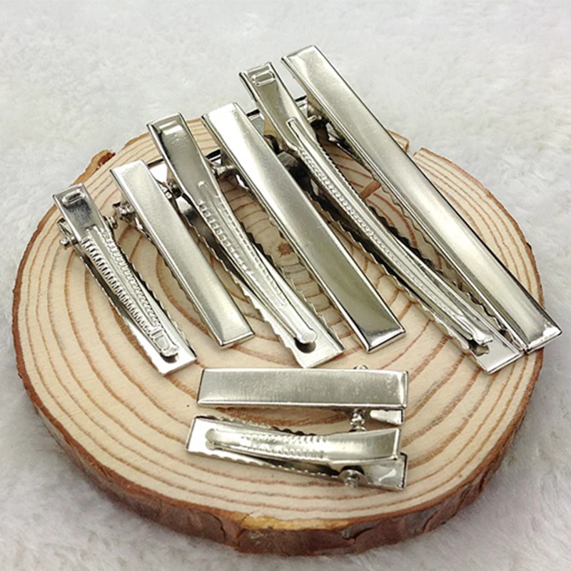 20-50pcs Single Prong Alligator Hair Clips For Jewelry Making