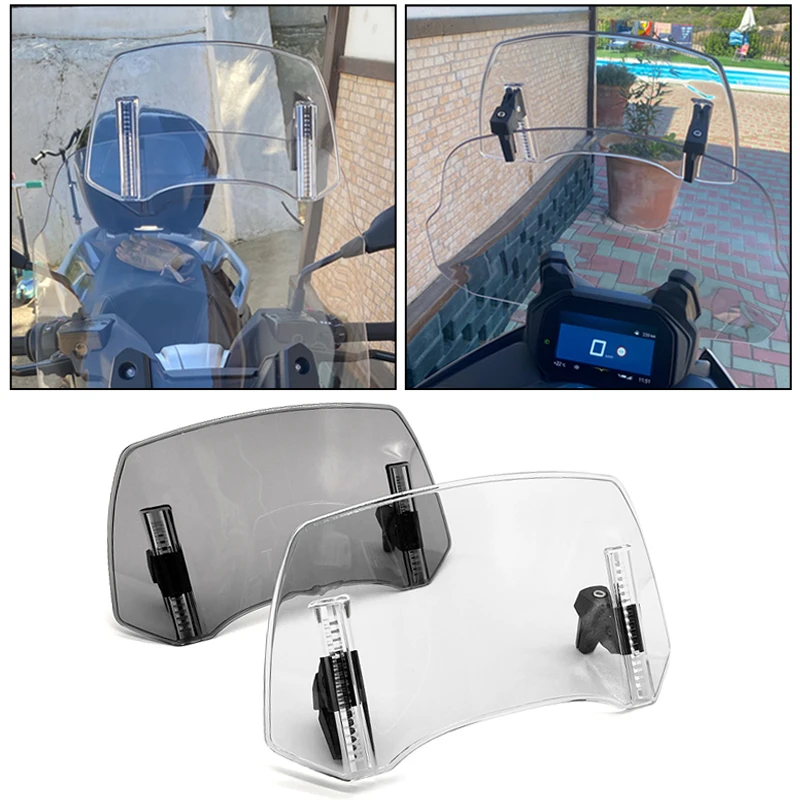 C650GTC400GTUniversalMotorcycleWindshieldExtensionAdjustable