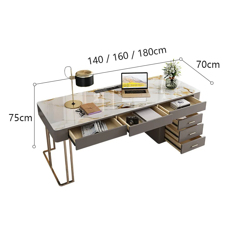 Nordic Design Small Grey Color Office Furniture Set Home Study Table  Furniture Wood Laptop Table Executive Table Desk Set - AliExpress