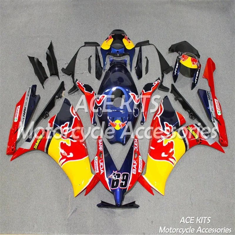 

Новый комплект обтекателей из АБС-пластика подходит для HONDA CBR1000RR 2012 2013 2014 2015 2016 любой цветовой узор может быть настроен № 101