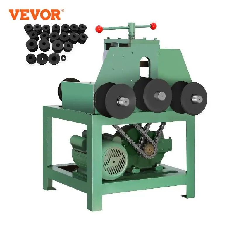 Vevor Electric Pipe Tube Bender With 9 Round & 8 Square Die Set 1500w