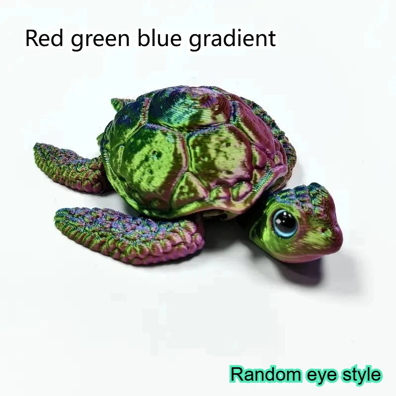Elegant 3D Printed Turtle Ornament: Perfect for Home Decor and Festive Celebrations