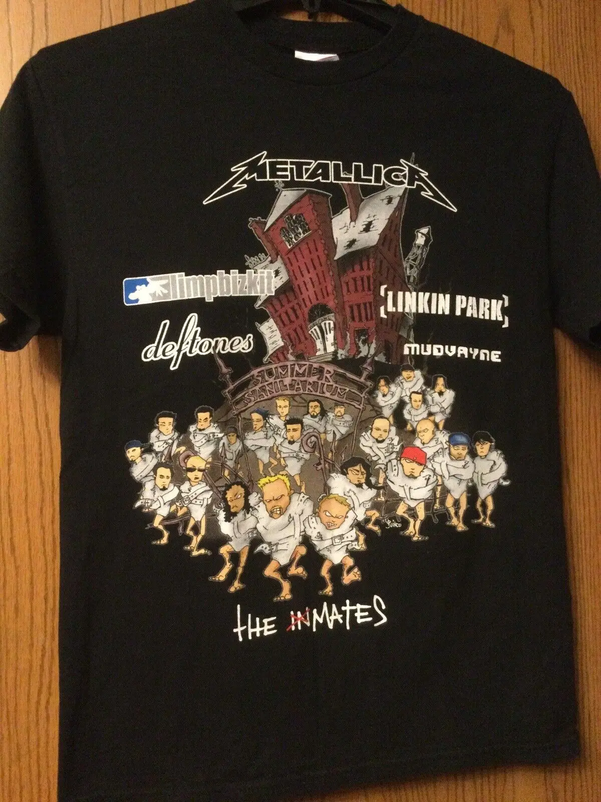 I Prigionieri (Metallica, Bizkit Zoppo, Antiappannamento, Ecc.) -Camicia Nera-M