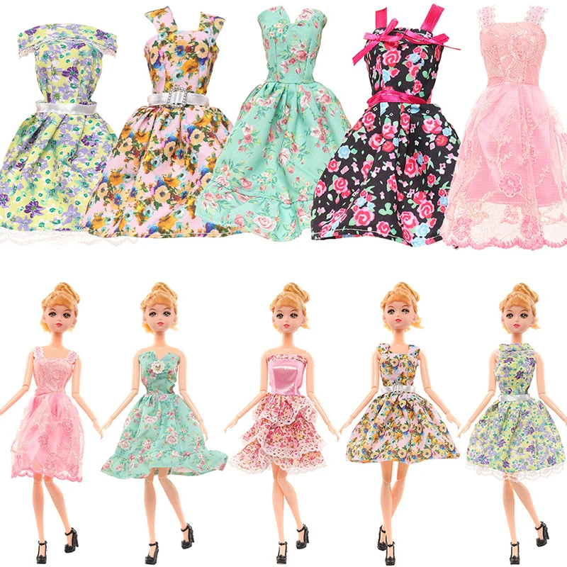 

1PCS Doll Clothes Party Dress Skirt Wedding Evening Outfit Doll Accessories For Barbie Doll 1/6 BJD Blythe Doll Clothes