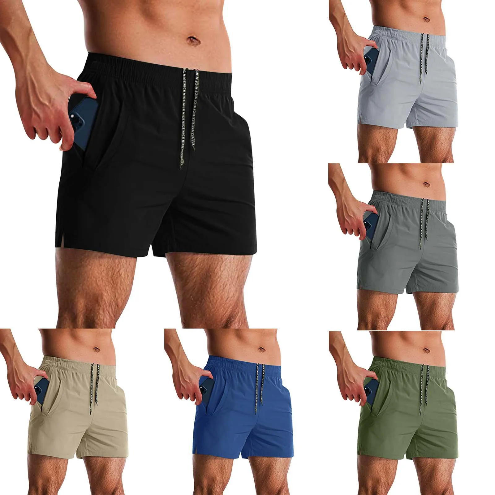 

Mens Shorts Short Swimwear Board Shorts Waterproof Beachwear Pants Summer Bermuda Resort Surfing Quick Drying Surf Sports Trunks