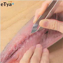 High Quality Stainless Steel Fish Bone Tweezers Remover Pincer Puller Tongs Pick-Up Seafood Tool Crafts