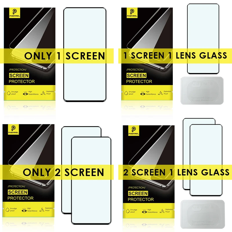 Premium Oleophobic Tempered Glass Screen Protector - Anti-Explosion Protection