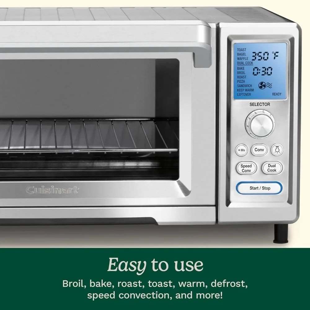 n Toaster Oven, Stainless Steel, 16.93"D x 20.87"W x 11.42"H, TOB-260N1 5