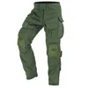 Men Combat Cargo With Knee Pads Multicam CP Camouflage Military Tactical Work Hunting Pants Clothing 1