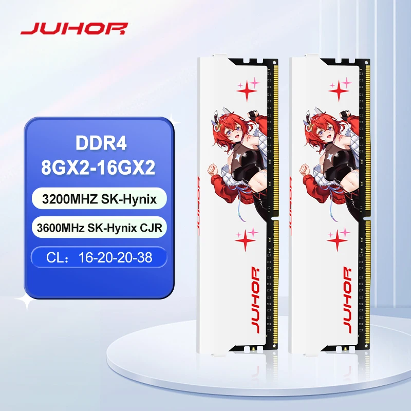 JUHOR DDR4 16GB×2 3200MHz JUHOR Notebook PC Computer Memory DDR4 RAM 16GB (8GBx2