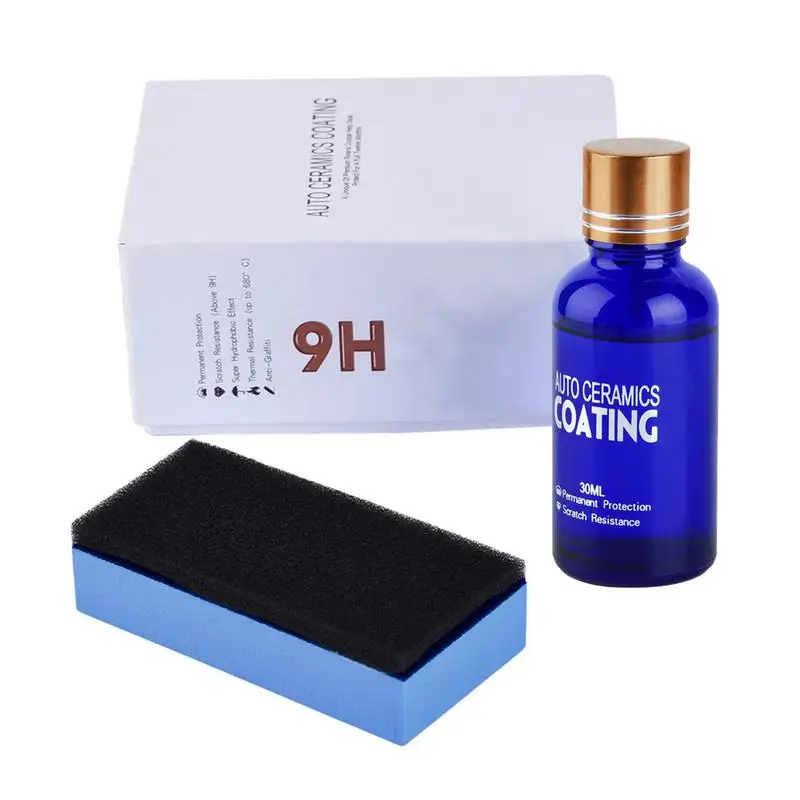 ceramic coating for cars 9h automotive paint coating kit anti scratch 30ml high gloss hydrophobic mirror paint polish protection Car Liquid Ceramic Coating Kit High Gloss 9H Diamond Hardness Super Ceramic Automotive Coating Car Kit Car Paint Protection Anti