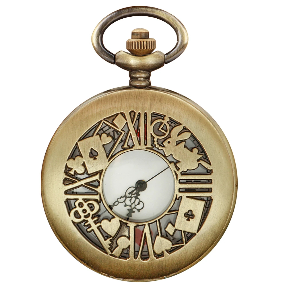 Reloj de bolsillo de cuarzo para niños y niñas, colgante de