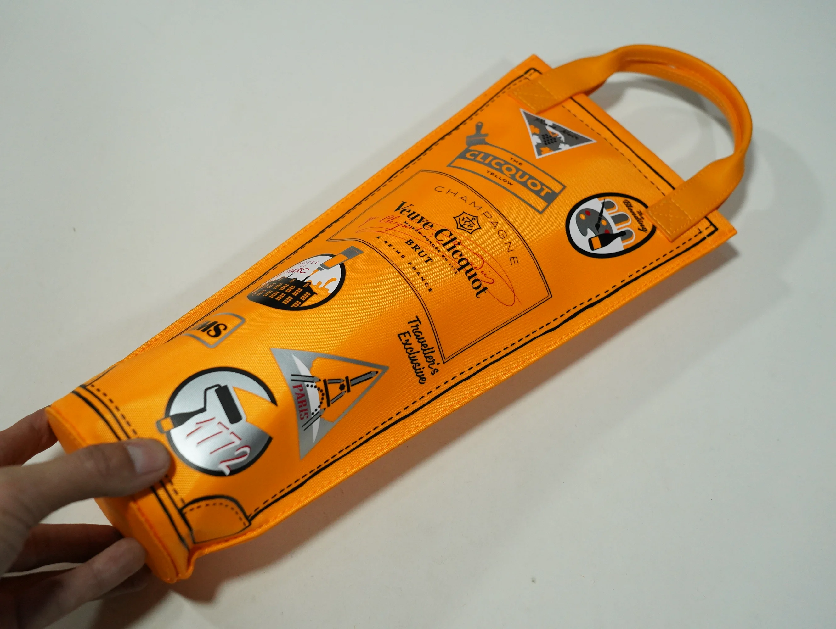 Sac à Vin Rouge Portable Avec Poignée En Diamant Tchèque, Bouteille D'eau, Tasse Isolante, Sac Cadeau Brillant Tissé à La Main, Haute Qualité