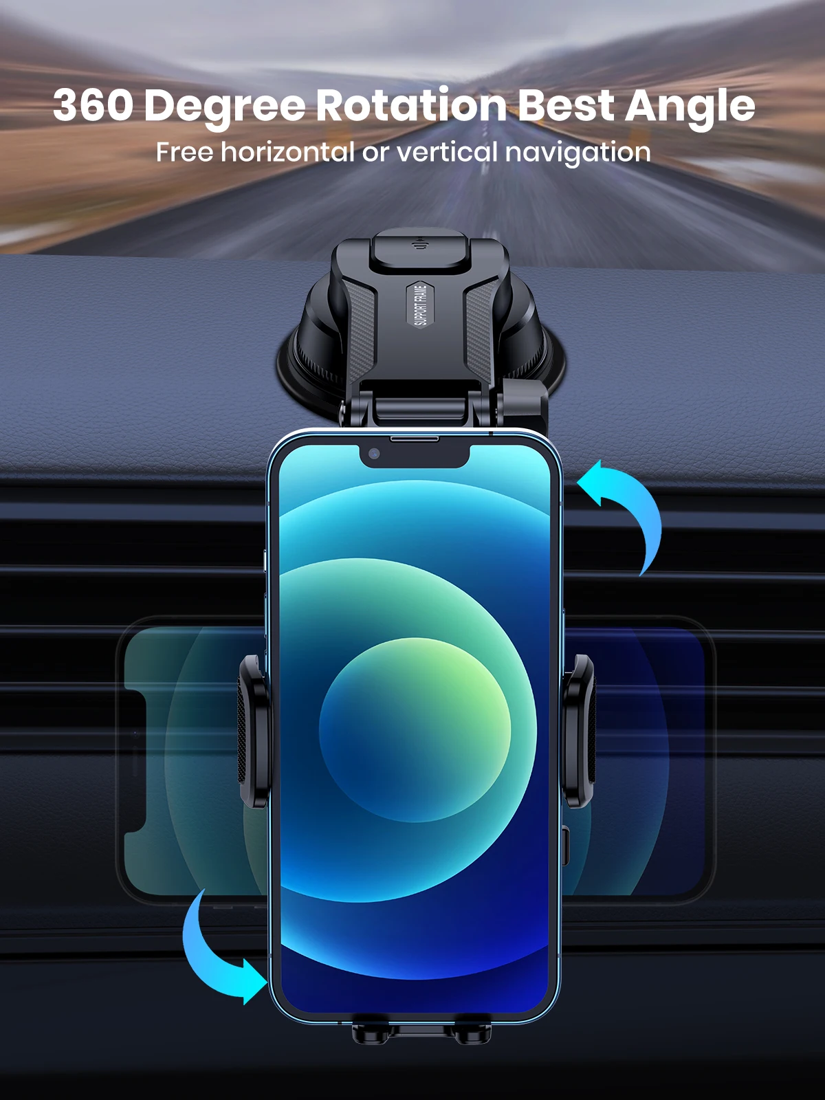 Gravity Car Phone Holder For iphone 11 12 Pro X 8 Universal Phone Holder Car Mou