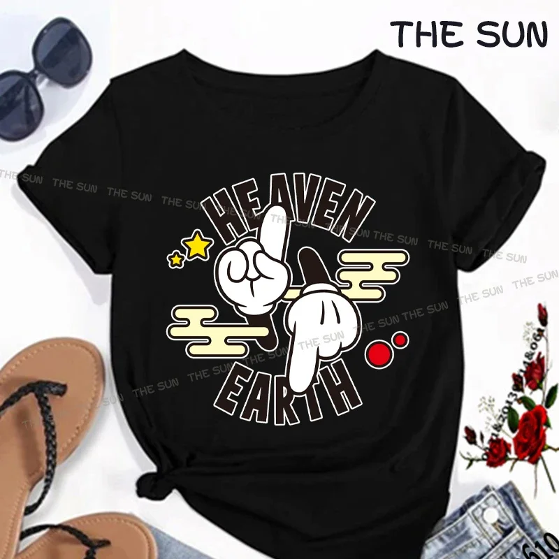 

Cotton cartoon Printing Shirt Harajuku Casual T-Shirt Street Fashion Short Sleeve Clothing Streetwear Men's Hip Hop