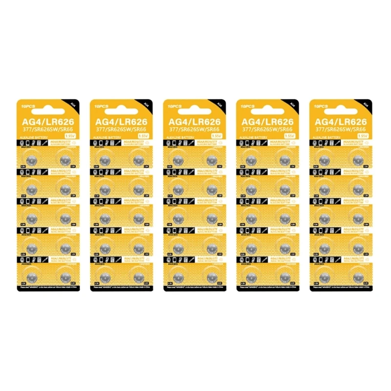 

Upgraded AG4 Button Batteries LR626 377 Button Cells for Watches Calculators Drop Shipping