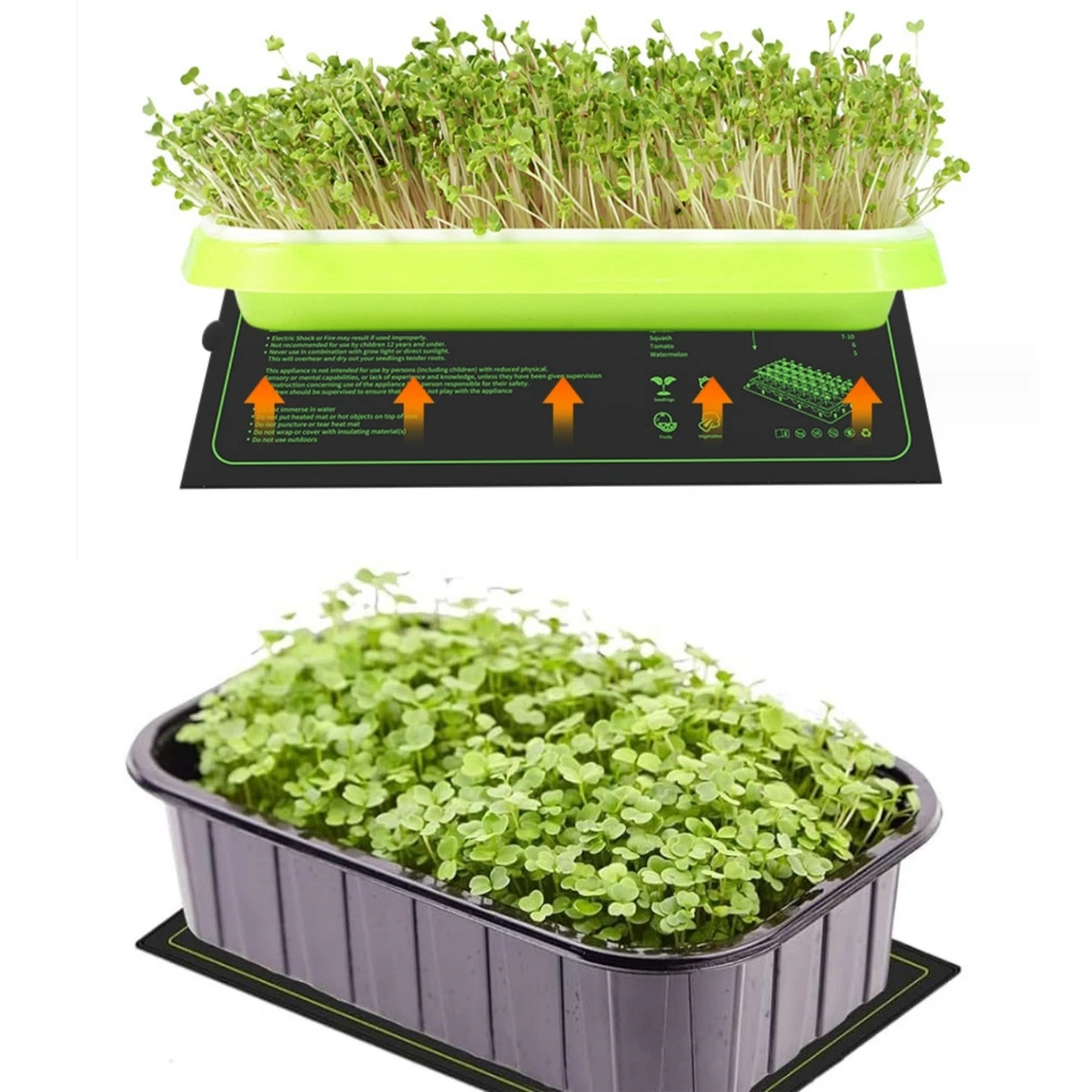 230V 20W Garden Seedling Heating Pad Plants Heating Pad Pot Bonsai Fish Tank Keep Warming Seed Starting Germination Tool